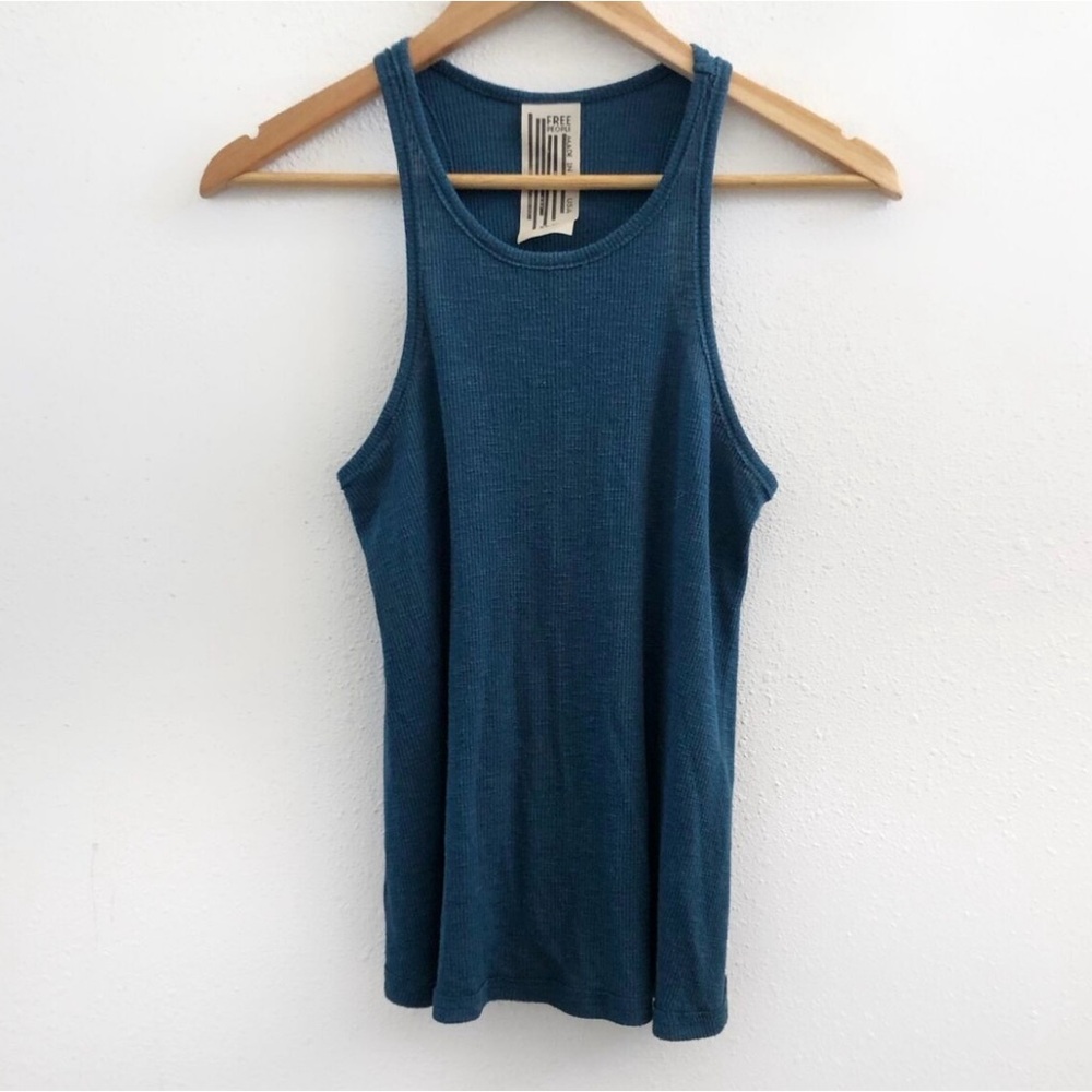 Free People Long Beach Swing Ribbed Tank Top